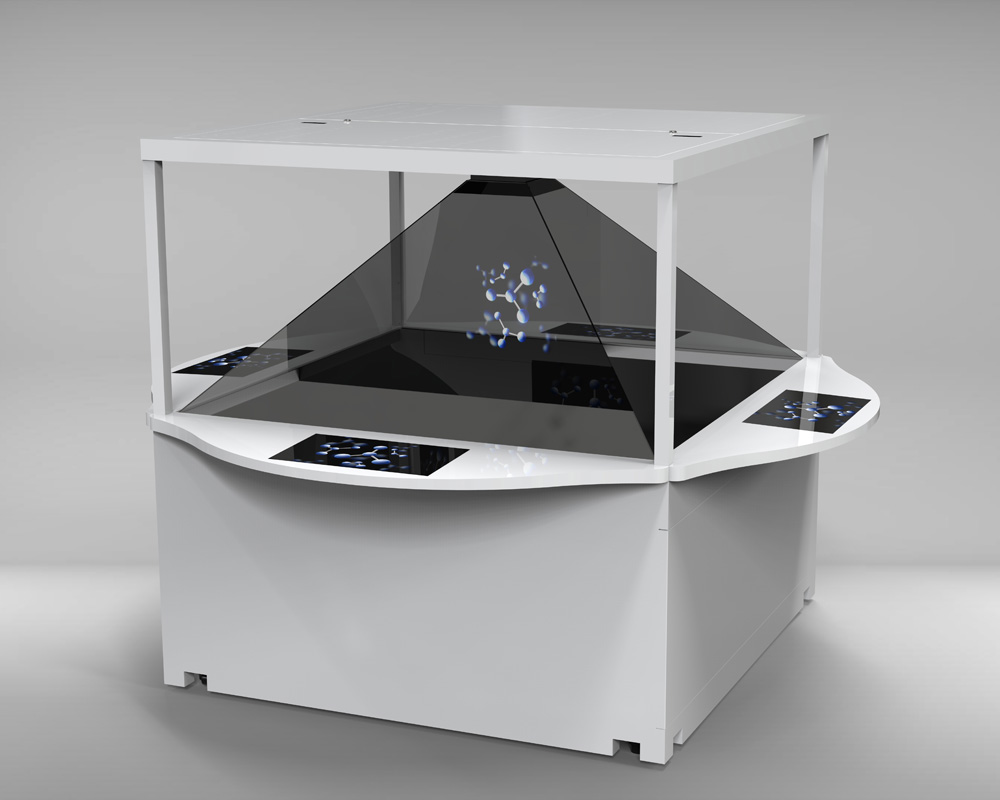 3D全息互动触摸展示柜